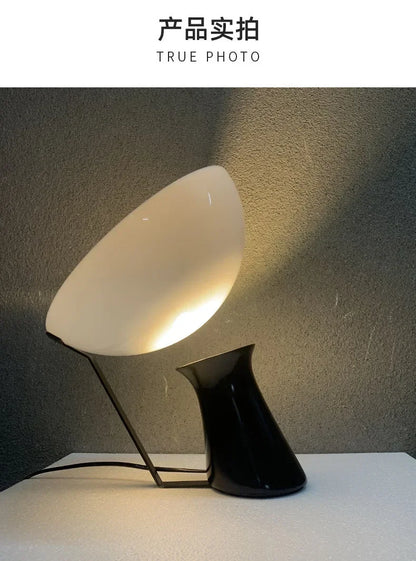modern black table lamp- shadow