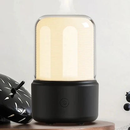 Modern Cylinder Mist Diffuser - Futura's Studio - Onyx & Pearl -