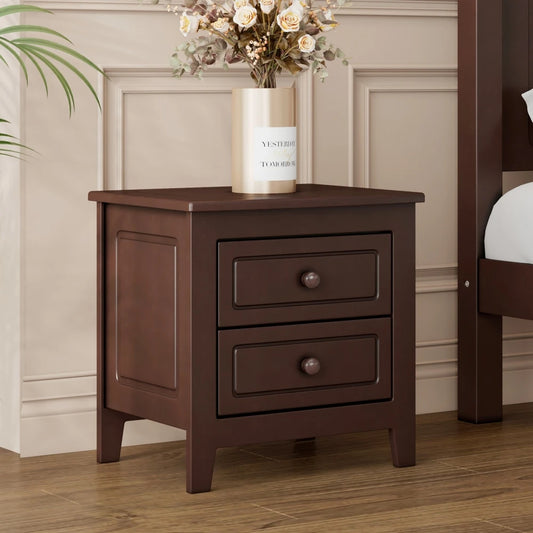 César™ Indian Wood Nightstand