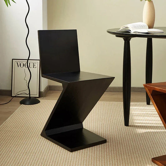 Forma™ – Z-Shaped Wood Dining Chair