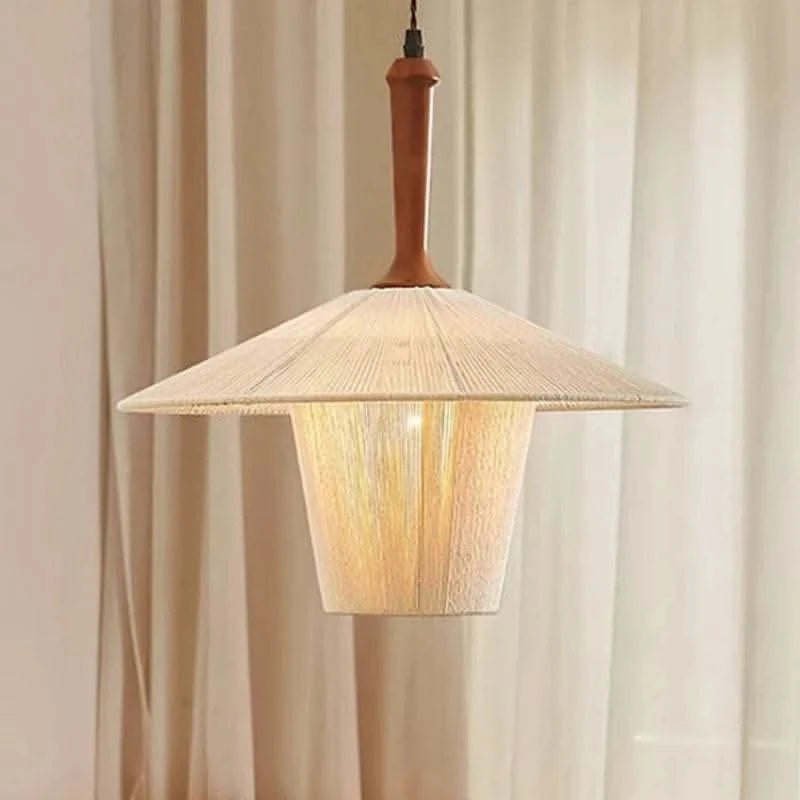 Vintage Wabi-Sabi Rattan Pendant Lamp - Futura's Studio