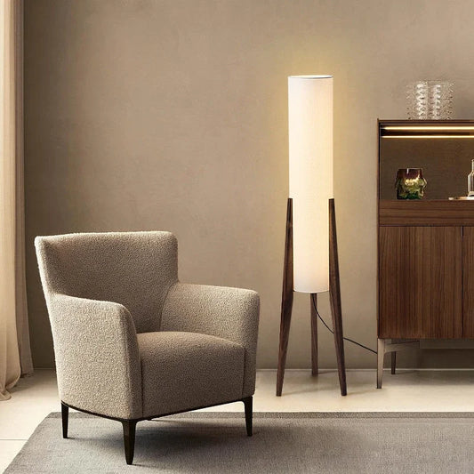 Hinoki™ – Wabi-Sabi Solid Wood Floor Lamp