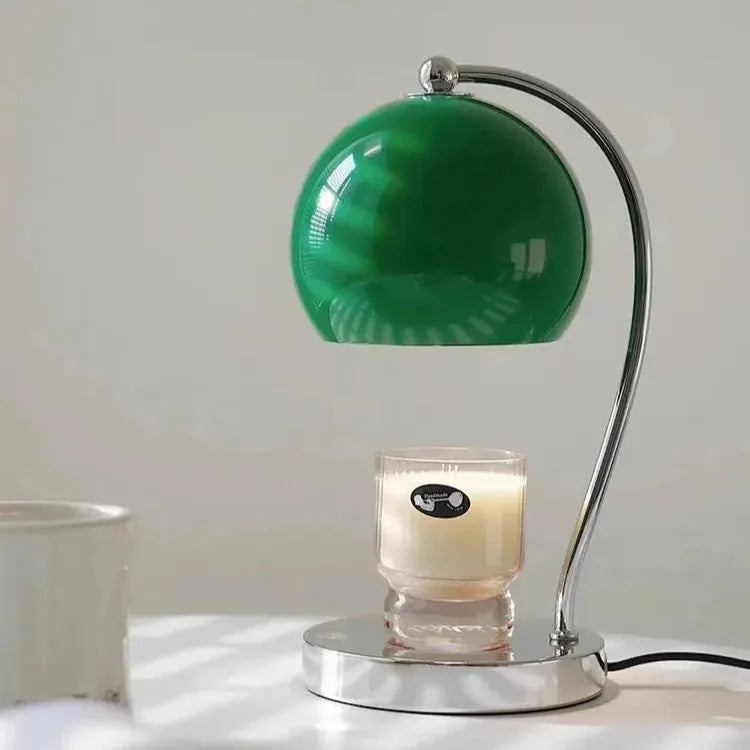 Nordic Candle Melting Lamp - Futura's Studio - Forest Green -