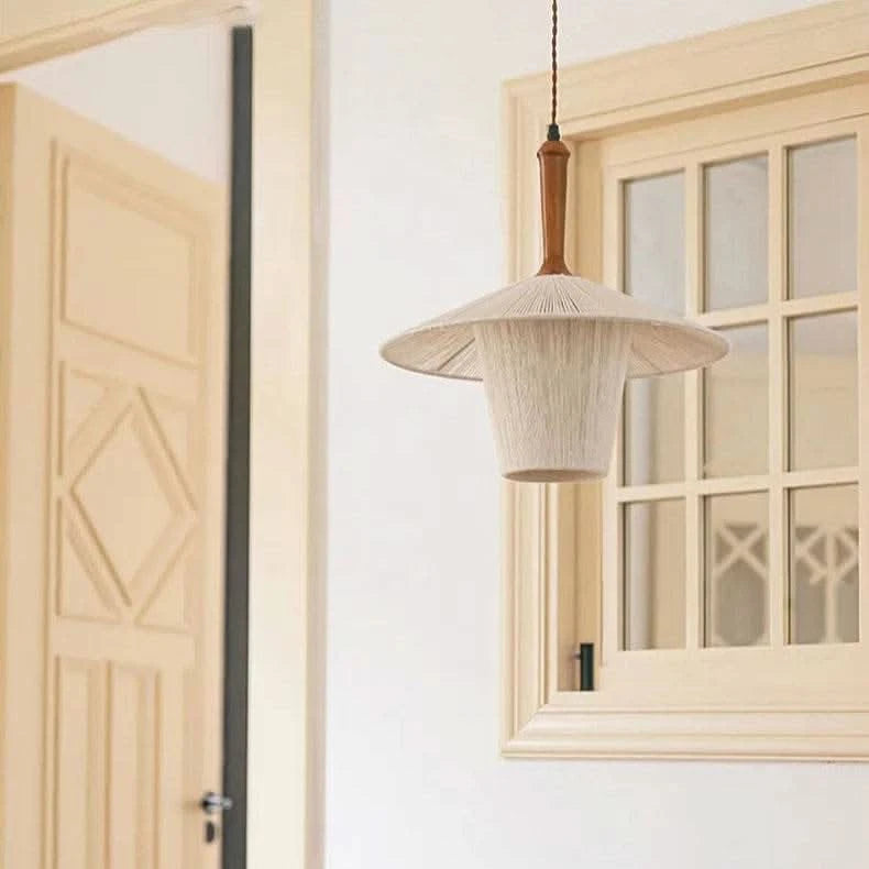 Vintage Wabi-Sabi Rattan Pendant Lamp - Futura's Studio