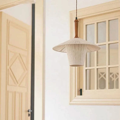 Vintage Wabi-Sabi Rattan Pendant Lamp - Futura's Studio