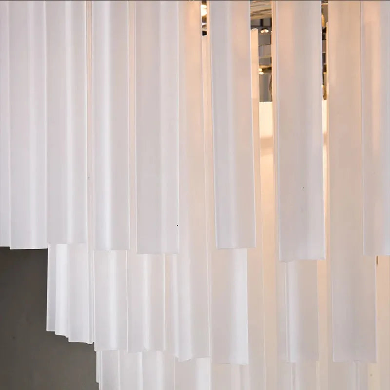 Modern Frosted Glass Chandelier - Futura's Studio - Cool -