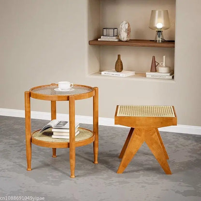 Hinoki™ – Solid Wood Rattan Bench