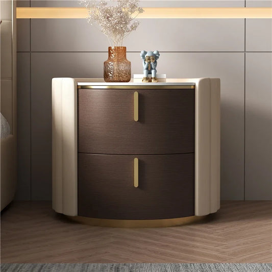 Forma™ – Round Wood Nightstand