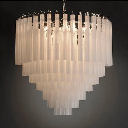 Modern Frosted Glass Chandelier - Futura's Studio - Cool -