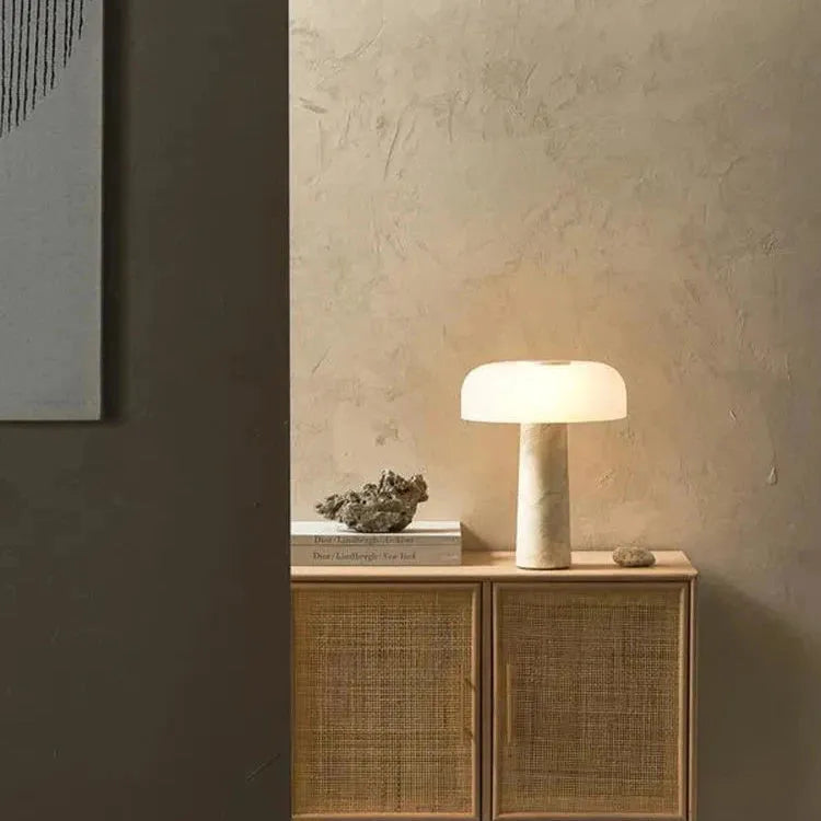 Bauhaus Stone Mushroom Lamp - Futura's Studio - Default Title -