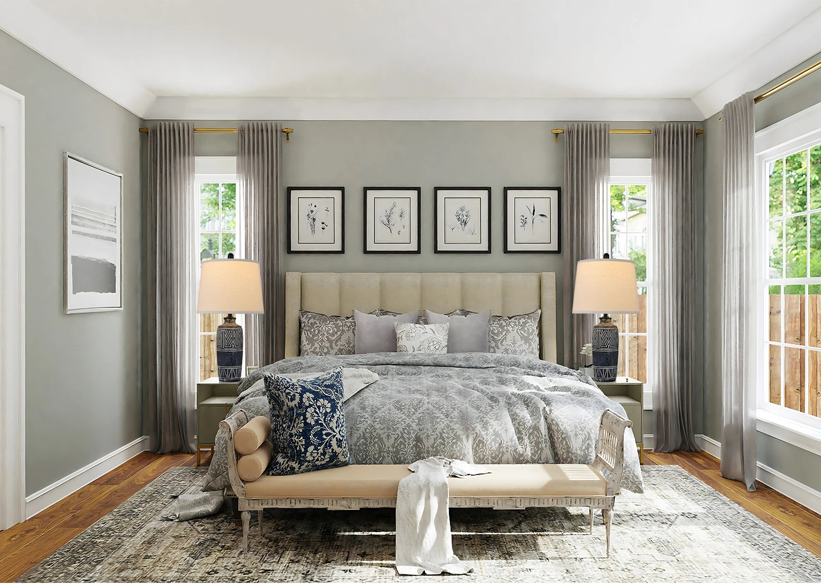 ceramic lamps table lamps-bedroom