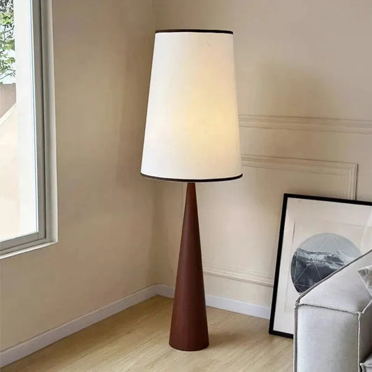 Wabi-Sabi Wood Grain Floor Lamp - Futura's Studio - Walnut -