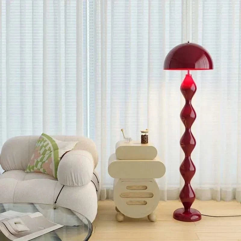 Modern Nordic Floor Lamp - Futura's Studio red