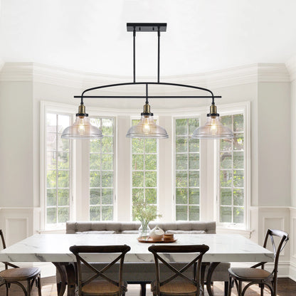 glass pendant light- drawing room