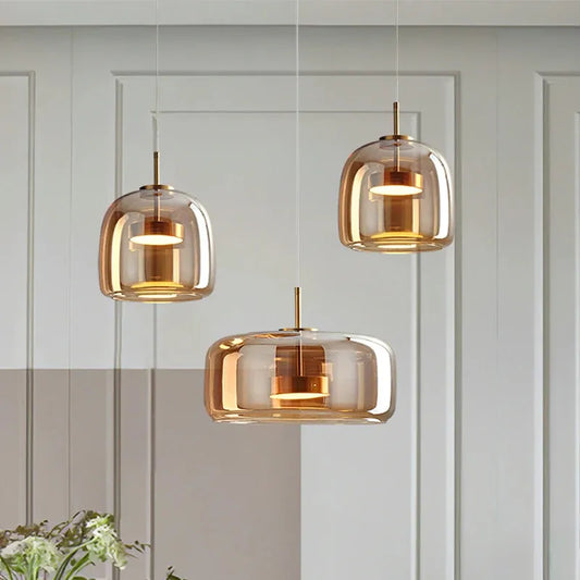 Smoky Nordic Pendant Light - Futura's Studio - Onyx Cup / Cool -