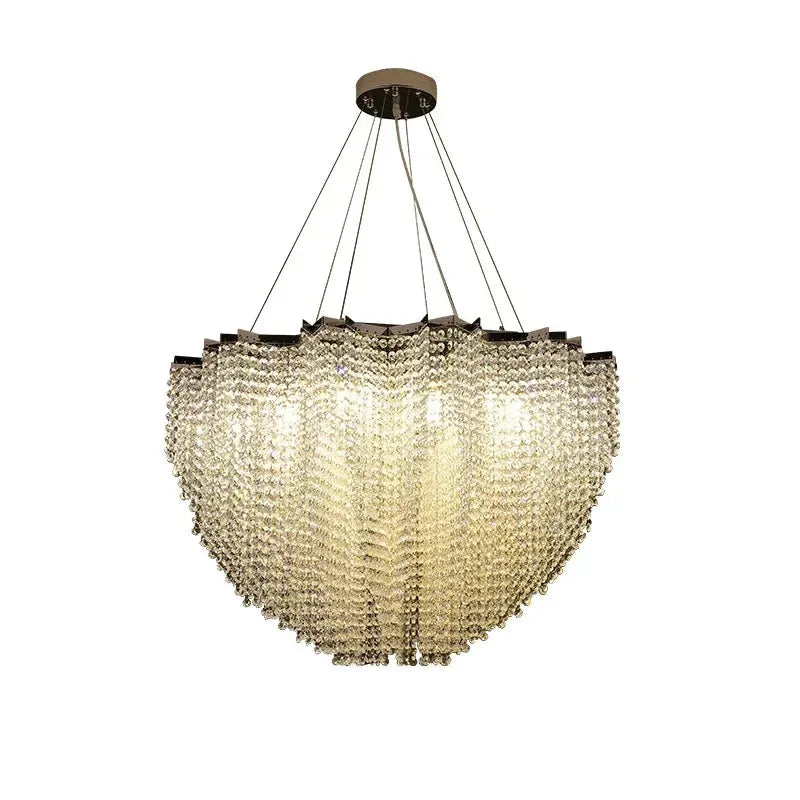 Evedal™ Elegant Crystal Chandelier - Futura's Studio - 150cm / Black frame / Cool -