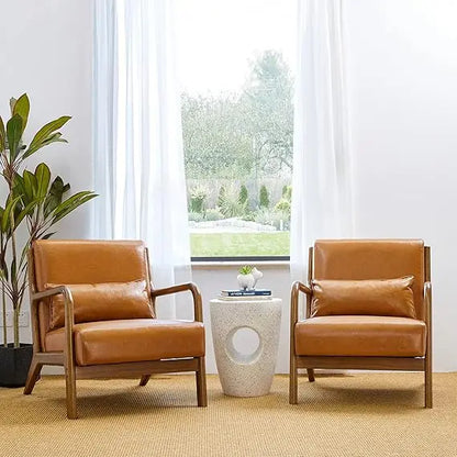 Velora™ – Walnut Frame Reading Chair