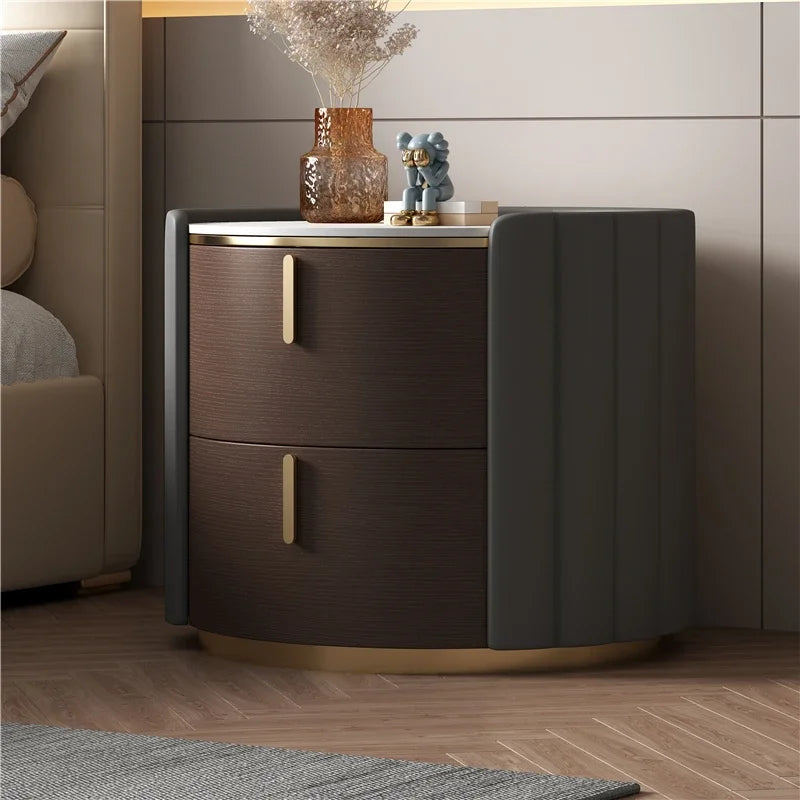 Forma™ – Round Wood Nightstand