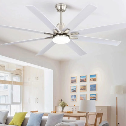 Smart 66” LED Ceiling Fan with App & Remote Control - Futura's Studio