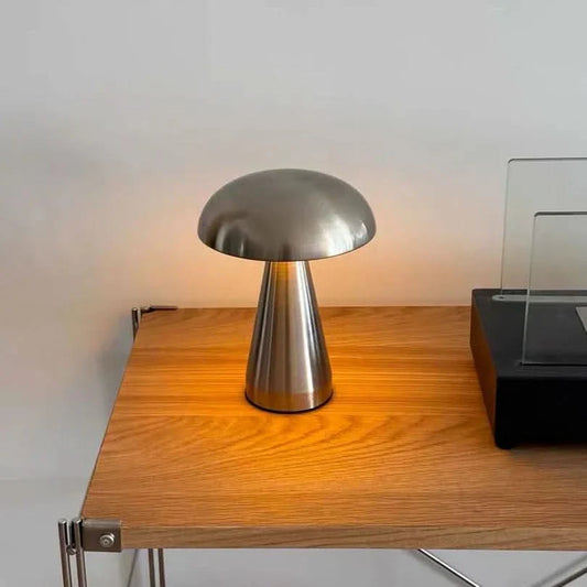 Aurora dome table lamp - Futura's Studio silver