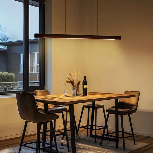 wood pendant light- led Futura's Studio