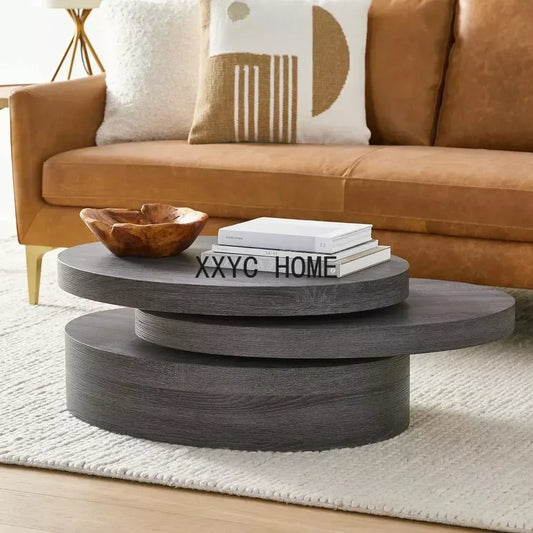 Forma™ – Rotating Oval Coffee Table