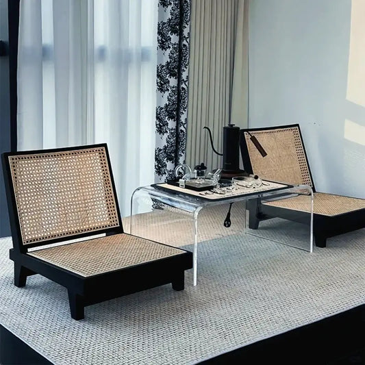 Hinoki™ – Walnut Rattan Lounge Chair