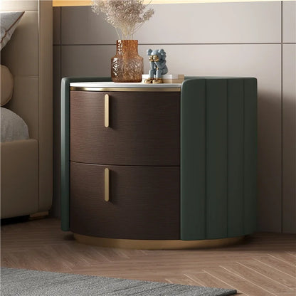 Forma™ – Round Wood Nightstand
