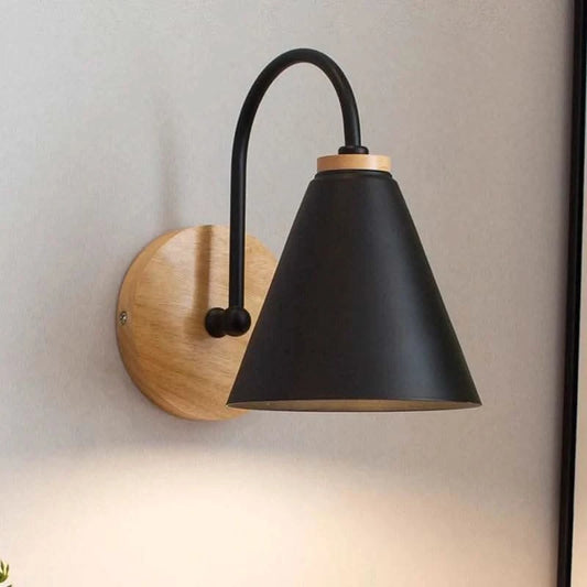 Nordic Macaron Solid Wood Wall Lamp - Futura's Studio