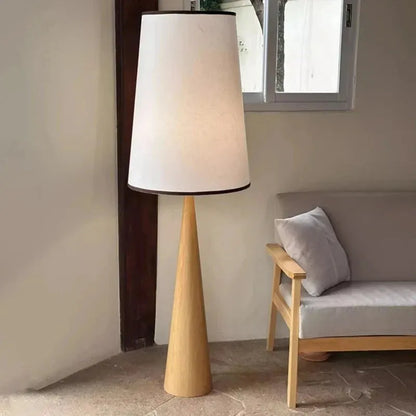 Wabi-Sabi Wood Grain Floor Lamp - Futura's Studio - Walnut -