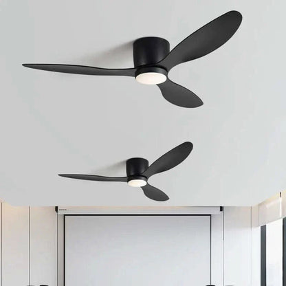 smart ceiling fan with light- Futura's Studio black