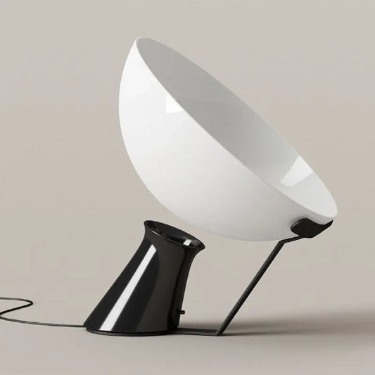 modern black table lamp- clear