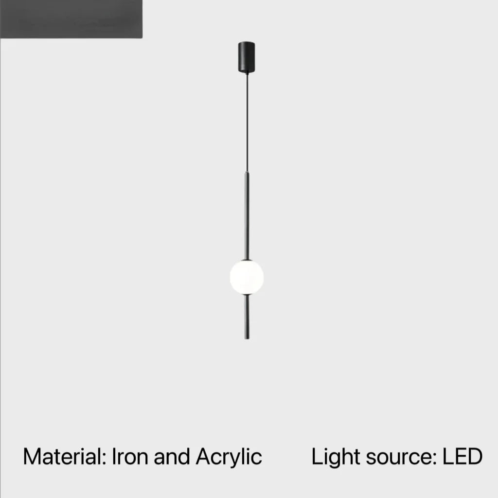 Acrylic Orb Hanging Light - Buy Online at Futura’s Studio
