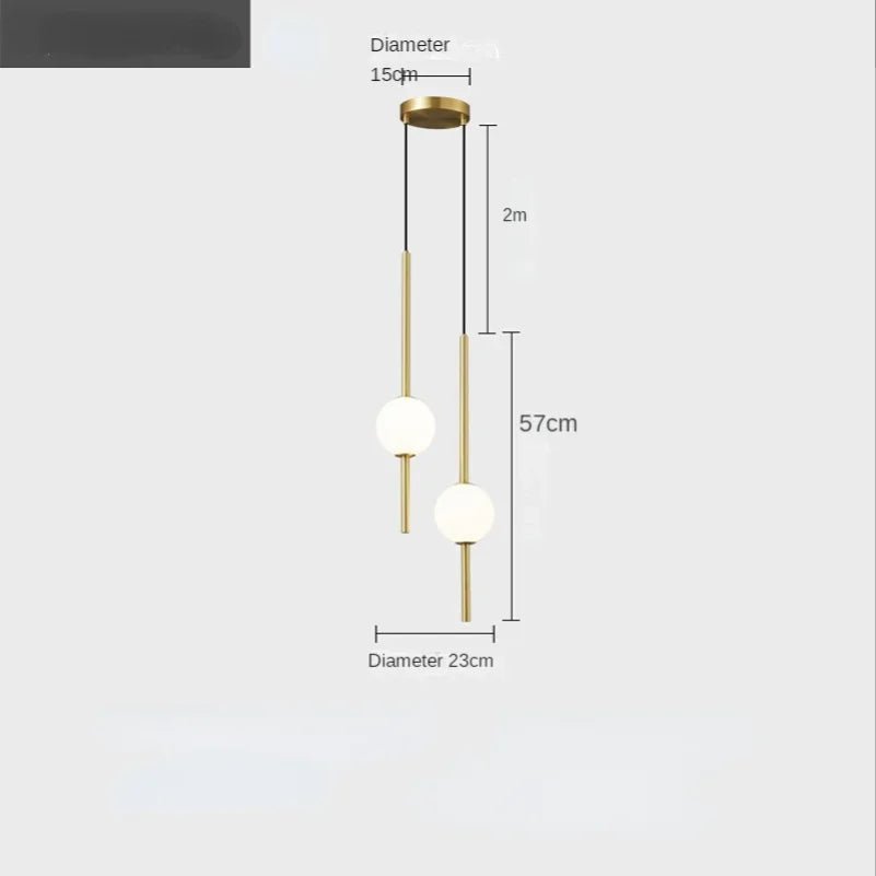Acrylic Orb Hanging Light - Buy Online at Futura’s Studio