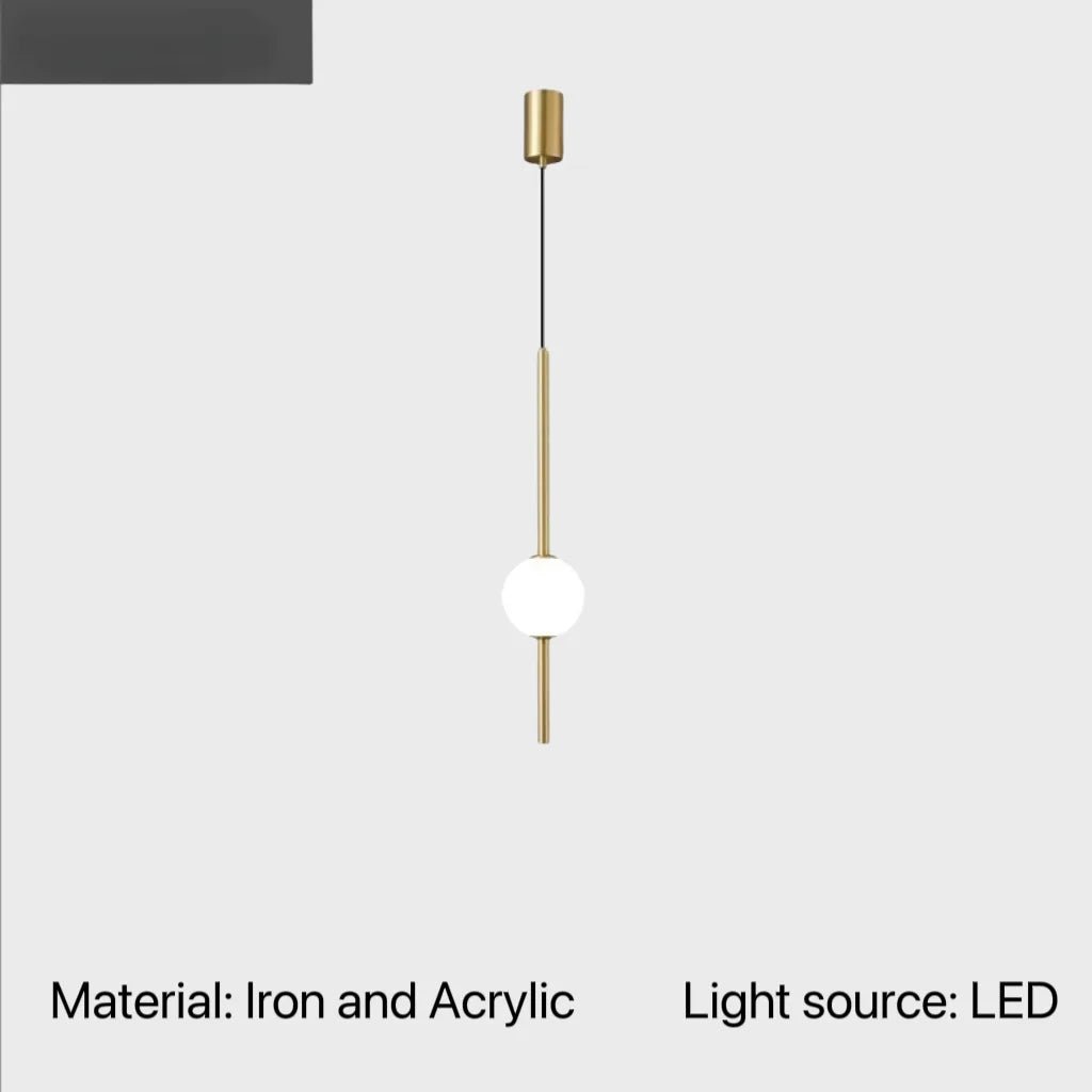 Acrylic Orb Hanging Light - Buy Online at Futura’s Studio