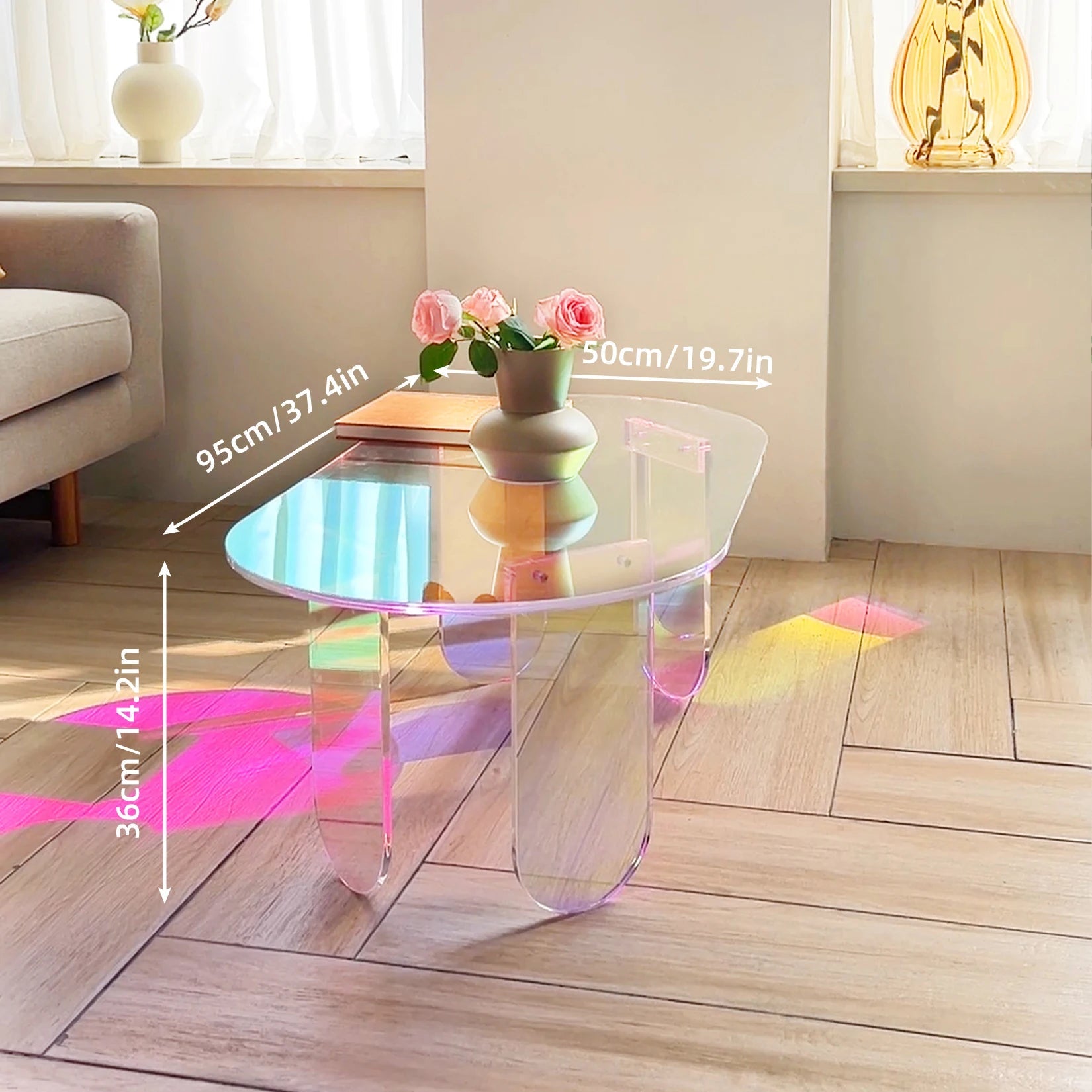 Acrylic Prism Coffee Table - Buy Online at Futura’s Studio