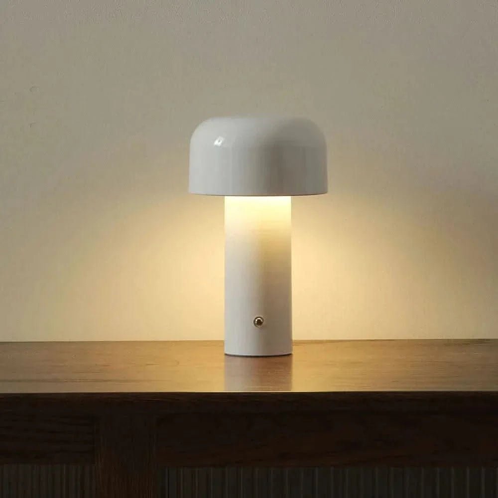 Aluminum Tower Mushroom Table Lamp - Buy Online at Futura’s Studio