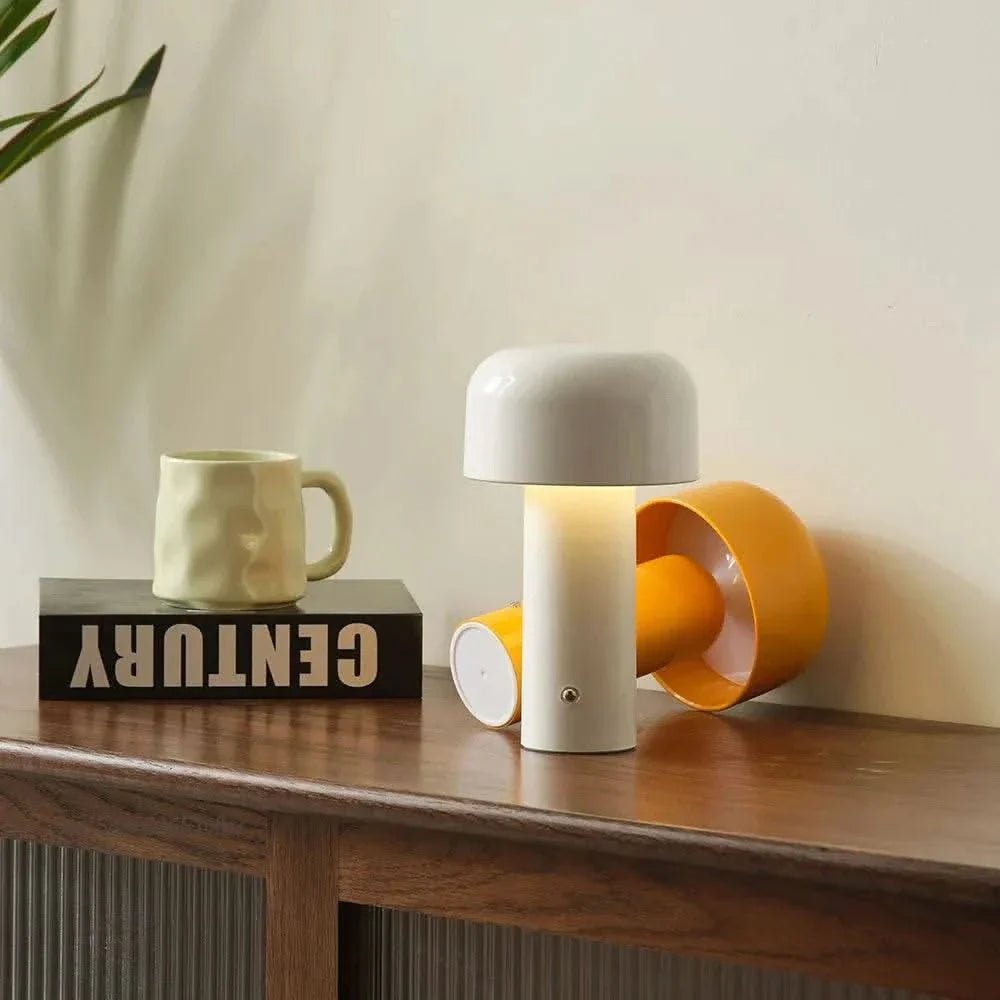 Aluminum Tower Mushroom Table Lamp - Buy Online at Futura’s Studio