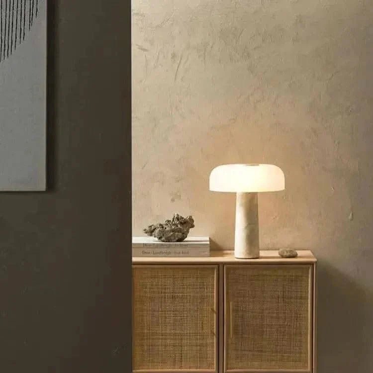 Bauhaus Stone Mushroom Table Lamp - Buy Online at Futura’s Studio