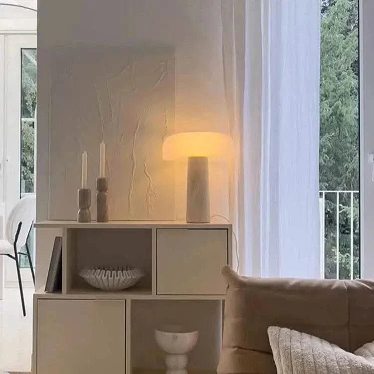 Bauhaus Stone Mushroom Table Lamp - Buy Online at Futura’s Studio