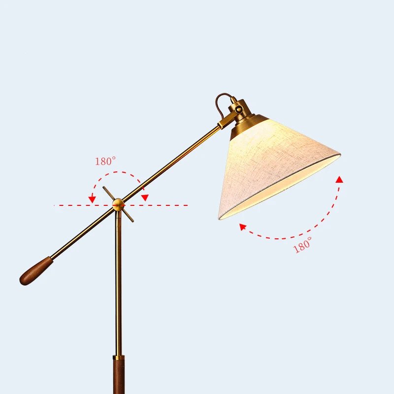 Brasswood Vintage Floor Lamp - Buy Online at Futura’s Studio