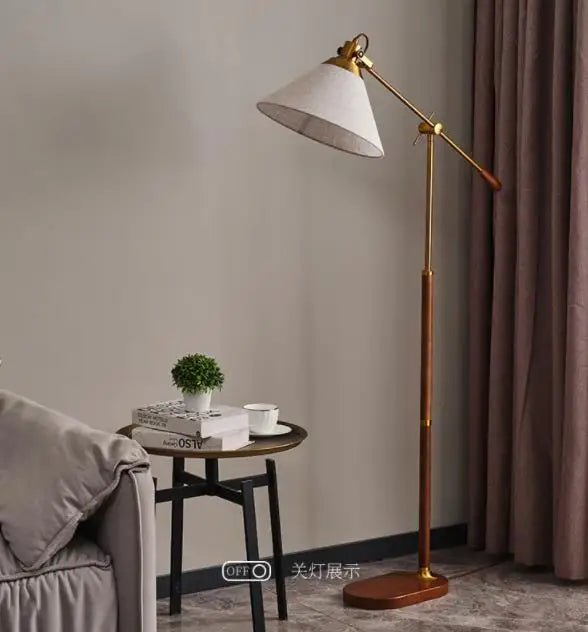 Brasswood Vintage Floor Lamp - Buy Online at Futura’s Studio