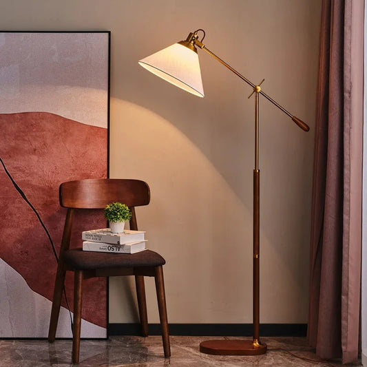Brasswood Vintage Floor Lamp - Buy Online at Futura’s Studio