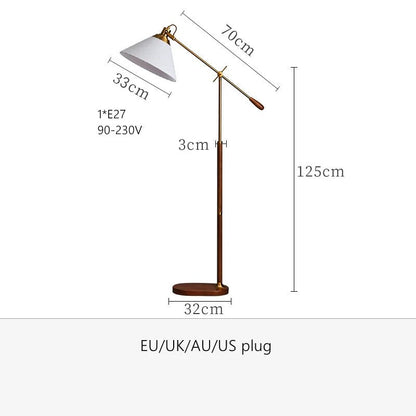 Brasswood Vintage Floor Lamp - Buy Online at Futura’s Studio