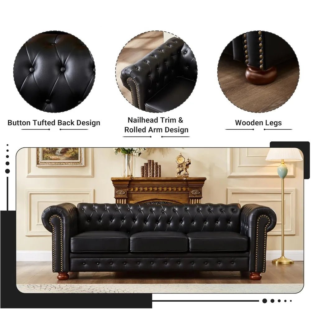Chesterfield Leather Sofa - Buy Online at Futura’s Studio