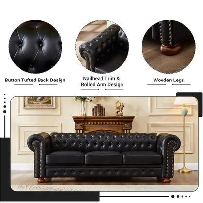 Chesterfield Leather Sofa - Buy Online at Futura’s Studio