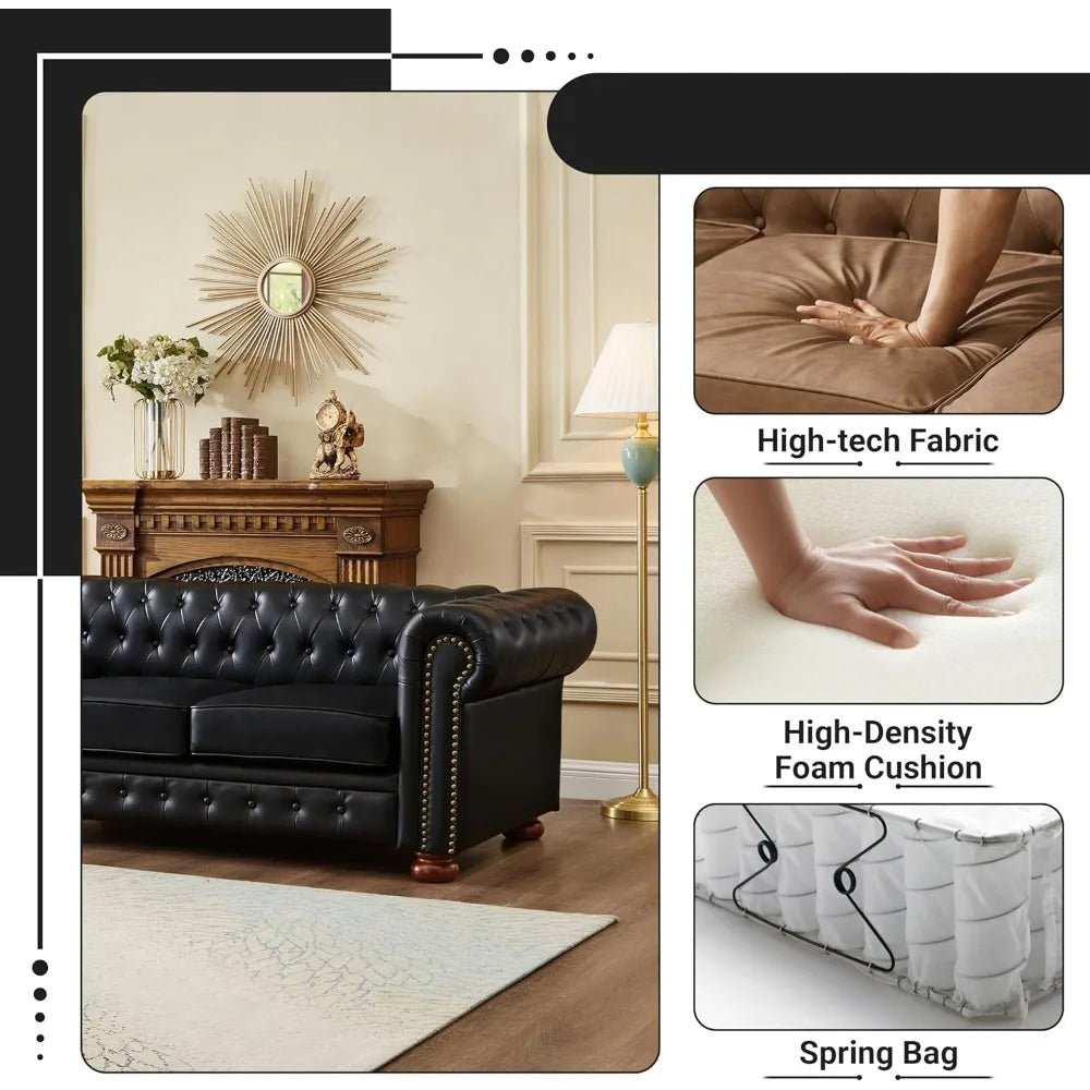 Chesterfield Leather Sofa - Buy Online at Futura’s Studio
