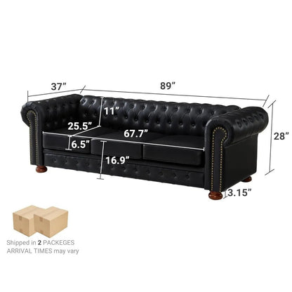 Chesterfield Leather Sofa - Buy Online at Futura’s Studio