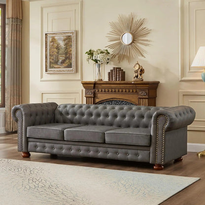 Chesterfield Leather Sofa - Buy Online at Futura’s Studio