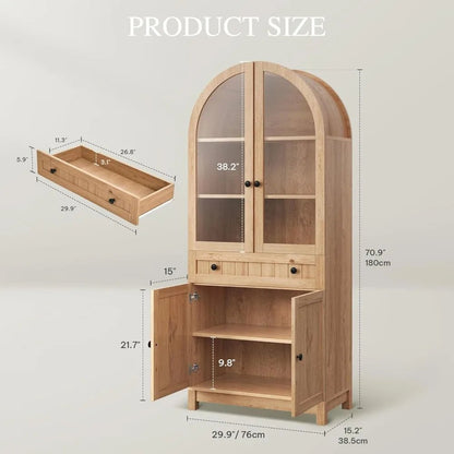 Clara Glass Door Pantry - Buy Online at Futura’s Studio